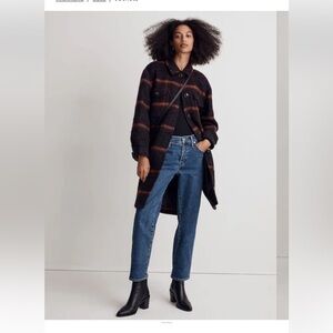 Madewell Long Shirt-Jacket Size XS plaid soft old
Money